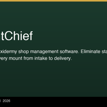 MountChief Launches as the First Dedicated Management Software for Taxidermy Shops MountChief Launches as the First Dedicated Management Software for Taxidermy Shops
